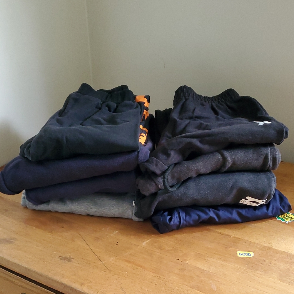 Bundle Of Black and Gray Sweatpants (8pcs)